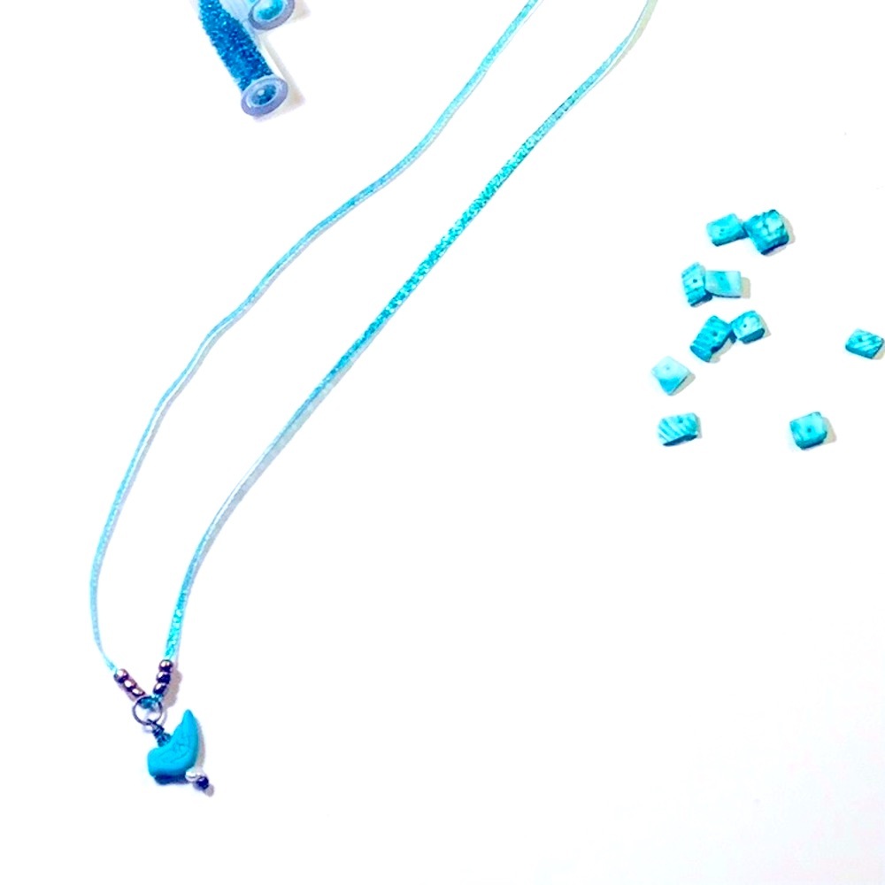 Handmade Baby Bluebird Necklace